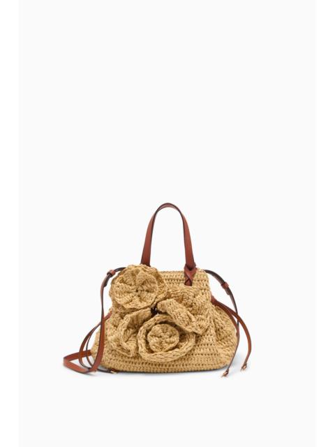 ULLA JOHNSON Gio Floral Raffia Crossbody