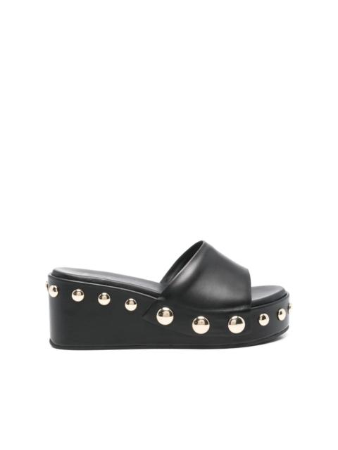 maje 65mm stud-detailed mules
