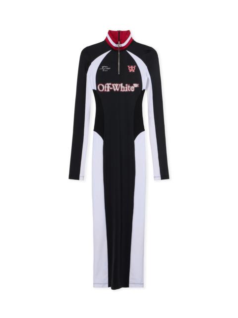 Off-White Tech Jersey Midi Dress