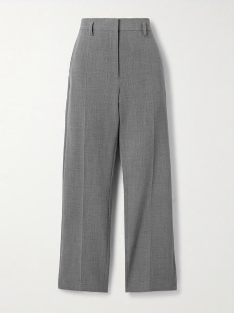 The Row Relian Cropped Wool-blend Straight-leg Pants