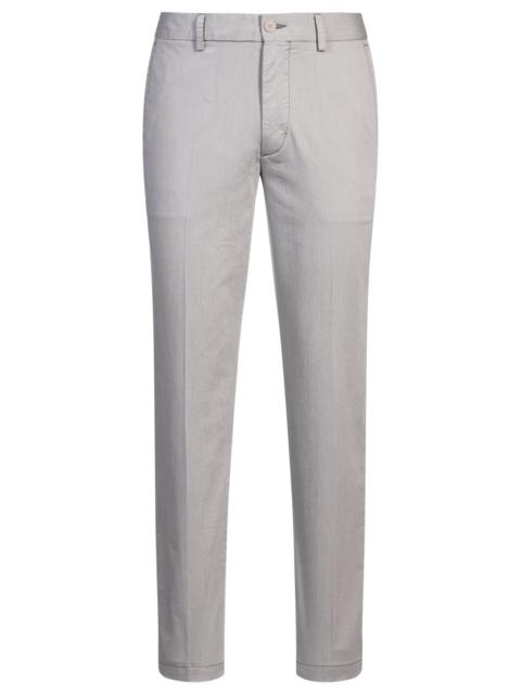 BOSS SLIM-FIT TROUSERS IN EASY-IRON POPLIN