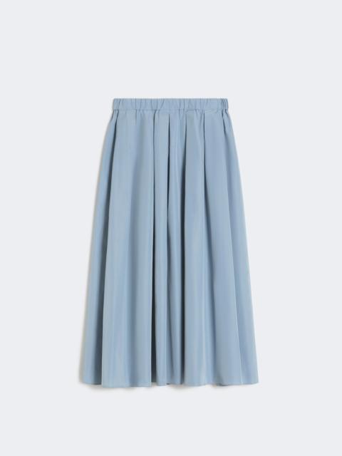 WEEKEND Max Mara Pleated taffeta long skirt - LIGHT BLUE