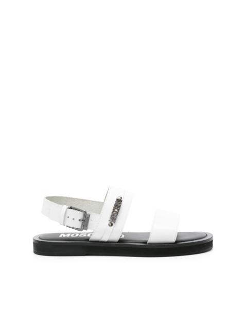 Moschino logo-appliquÃ© sandals