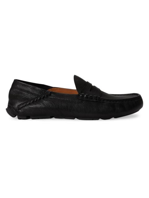 Polo Ralph Lauren Men's Anders Leather Driving Loafers - Black