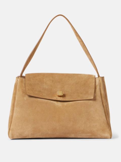 KHAITE Audrey suede tote bag