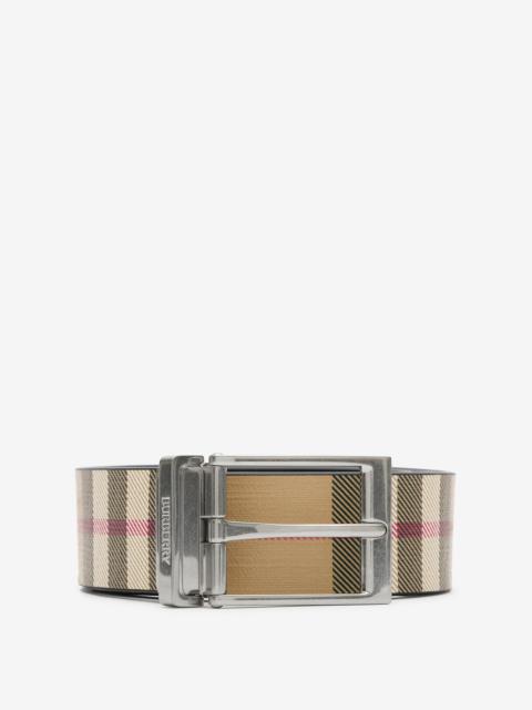 Burberry Reversible Check Belt