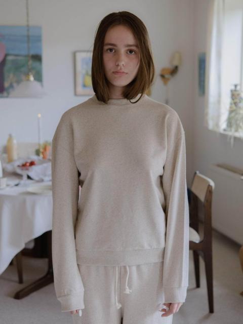 BASERANGE Loose Sweat Shirt - Cotton Hemp