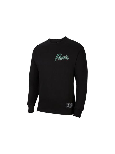 Jordan Jordan x Paris Saint-Germain Long-Sleeve T-Shirt Black