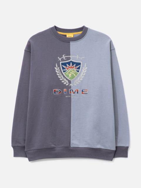 Dime SPLIT CREST CREWNECK