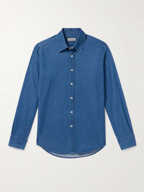 Cotton-Blend Chambray Shirt