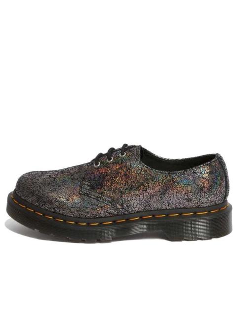 Dr. Martens (WMNS) Dr. Martens 1461 Metallic JK 'Gunmetal Iridescent Crackle' 25730029