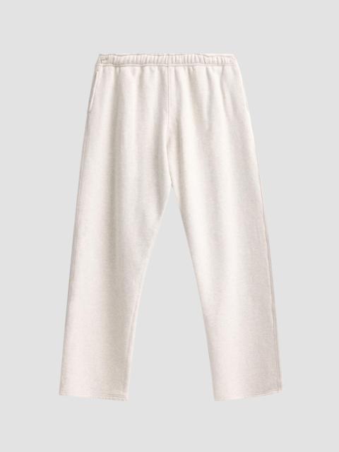 Maison Margiela Men's Bi-Material Relaxed Sweatpants - Light Grey Melange