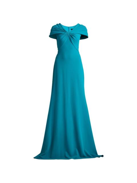 TADASHI SHOJI twist-detail off-shoulder maxi dress