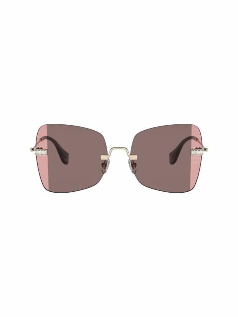 Manière oversized frame sunglasses