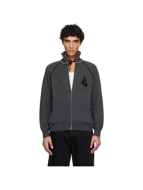 Isabel Marant Gray Sergio Cardigan Jacket