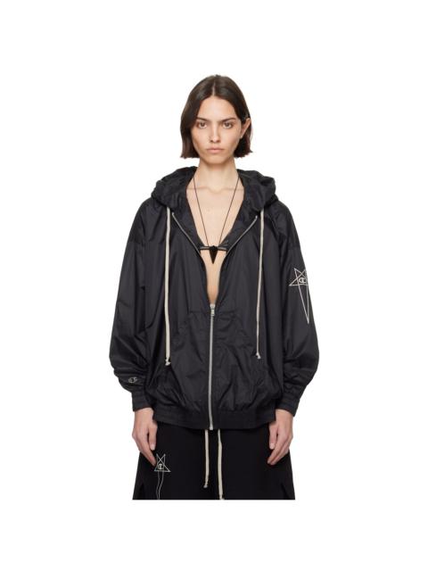 Rick Owens Black Champion Edition Jumbo Jason's Hoodie