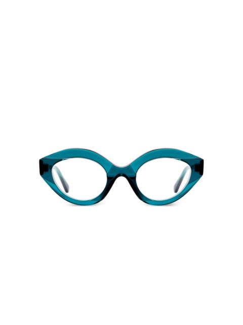 Kuboraum oval-frame glasses