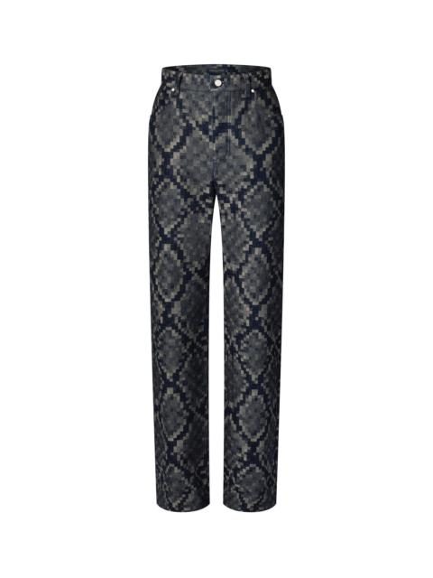 Louis Vuitton Graphic Denim Skate Pants