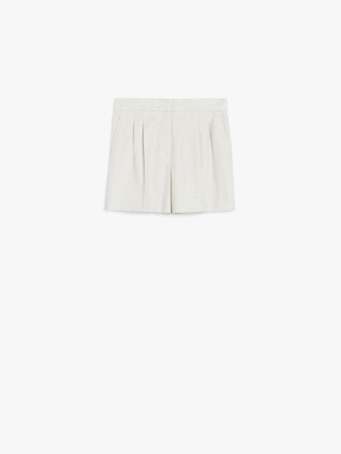 Max Mara FAVILLA Flared twill shorts