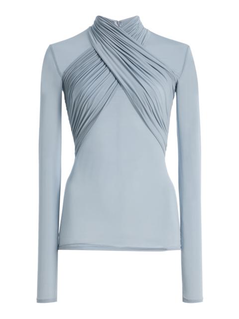 FRANÇOISE Odessa Crossover Long-Sleeve Top