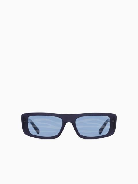 Unisex rectangle sunglasses