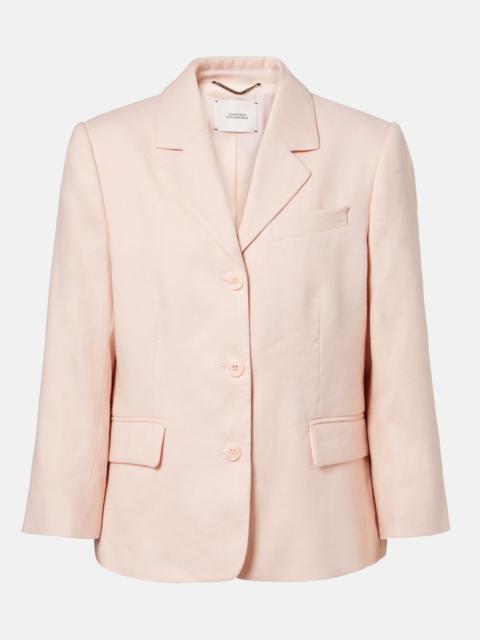 DOROTHEE SCHUMACHER Casual Sophistication linen and cotton blazer