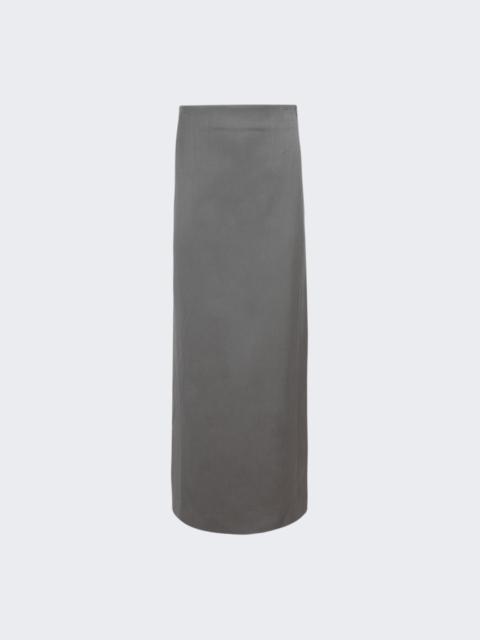 WARDROBE.NYC Column Maxi Skirt Slate Grey