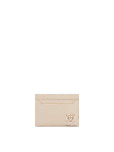 Loewe Anagram plain cardholder in pebble grain calfskin