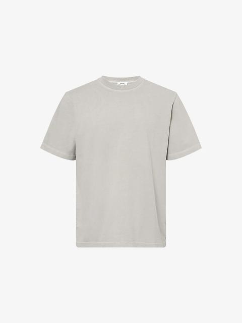 Asha Mock-Neck Cotton-T-Shirt
