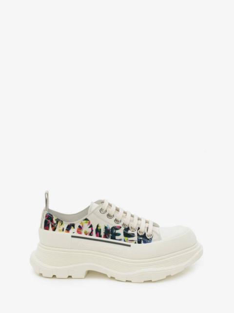 Alexander McQueen Tread Slick Lace-up in White