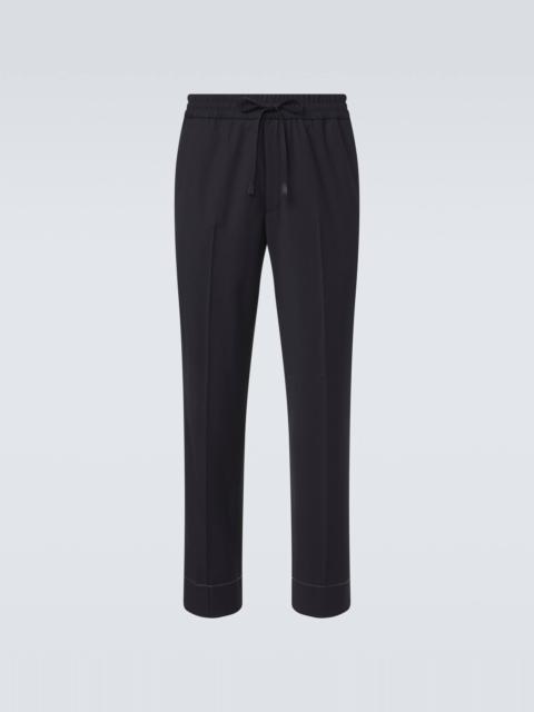 Brioni Asolo wool straight pants