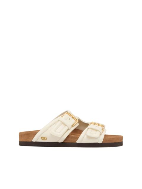 Valentino double-strap leather sandals
