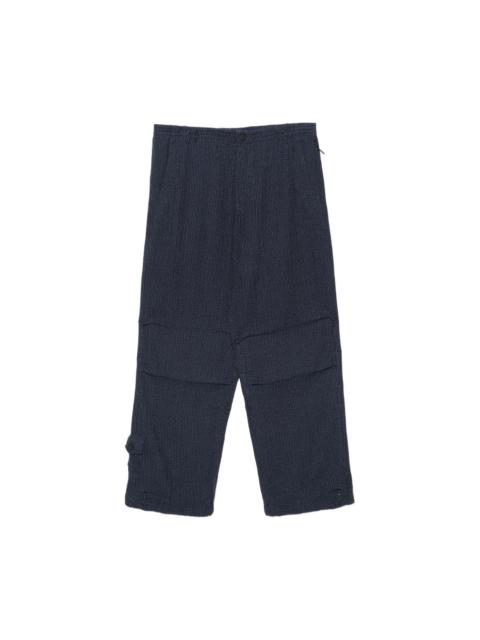 MAHARISHI SASHIKO-STITCHED DRAWSTRING TROUSERS
