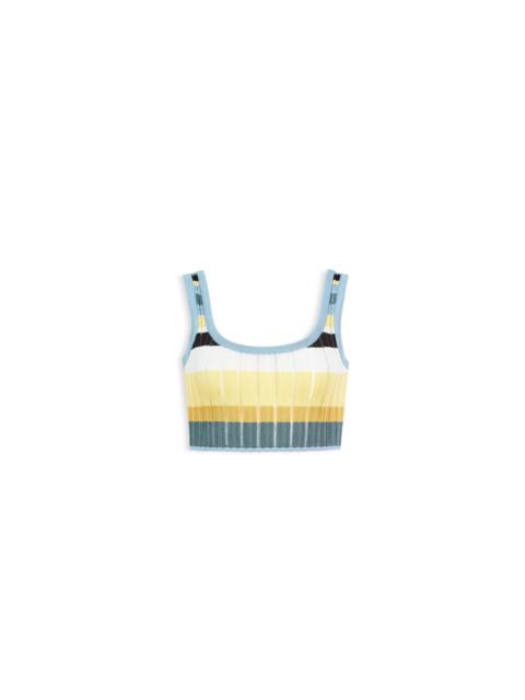 Alaïa MULTICOLOR CRINOLINE BRALETTE