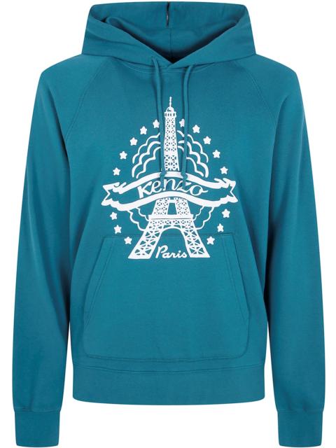 KENZO Sweatshirt Classic Hoodie "Eiffel Tower Design"