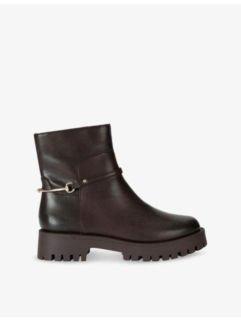 STEVE MADDEN Last Call Leather Ankle Boots