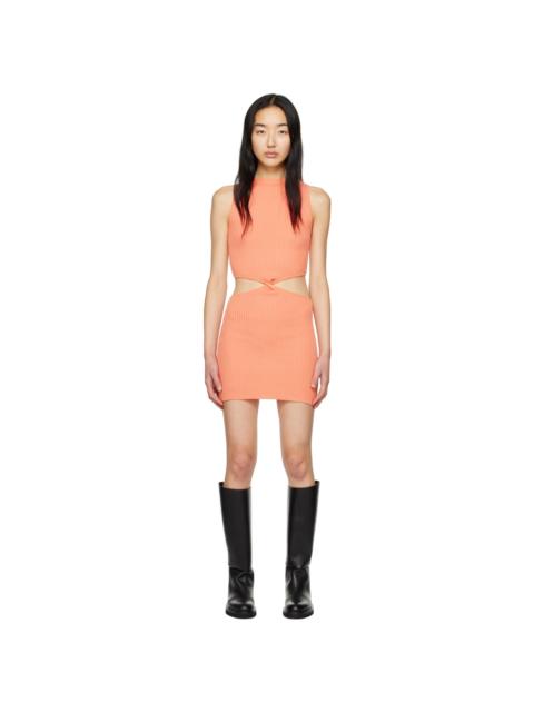 ANNA QUAN Orange Lottie Minidress