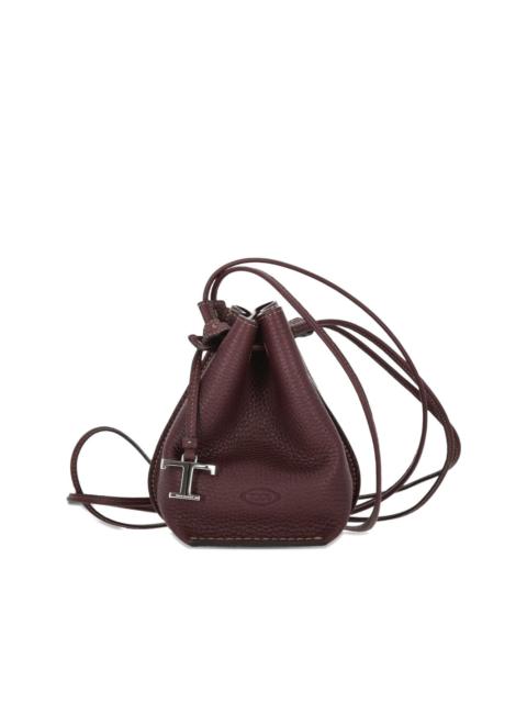 Tod's drawstring leather bucket bag