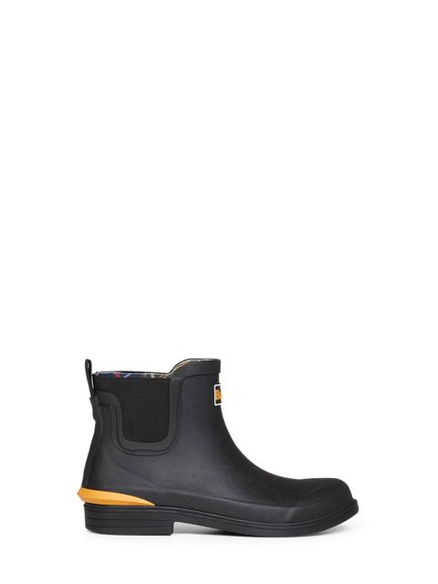 Barbour Black Abbeyfield rubber ankle boots