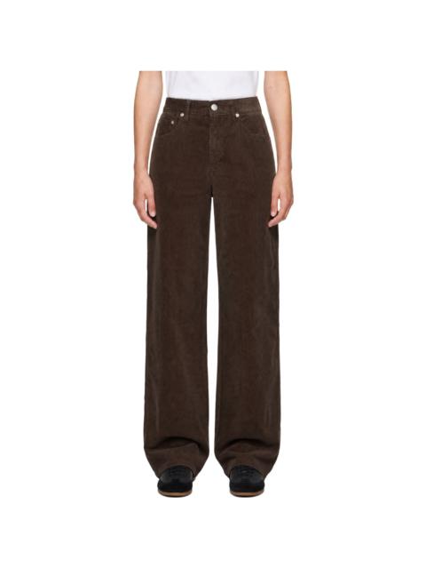 Dunst Brown 90s Wide Corduroy Jeans