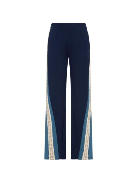 THE UPSIDE Petra side-stripe flared trousers