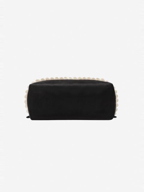 MAGDA BUTRYM Beauty case with crochet trim
