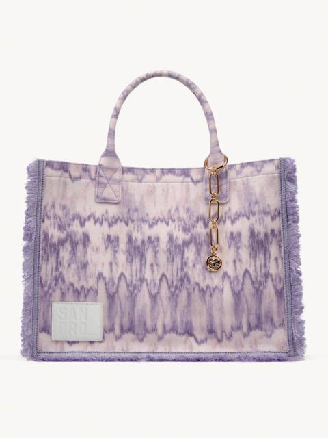 Sandro Tie-dye fabric tote bag