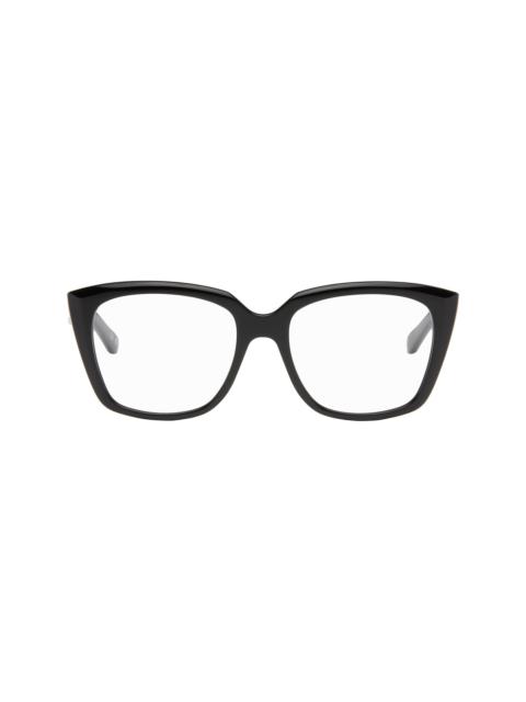 BALENCIAGA Black Cateye Optical Frame Glasses