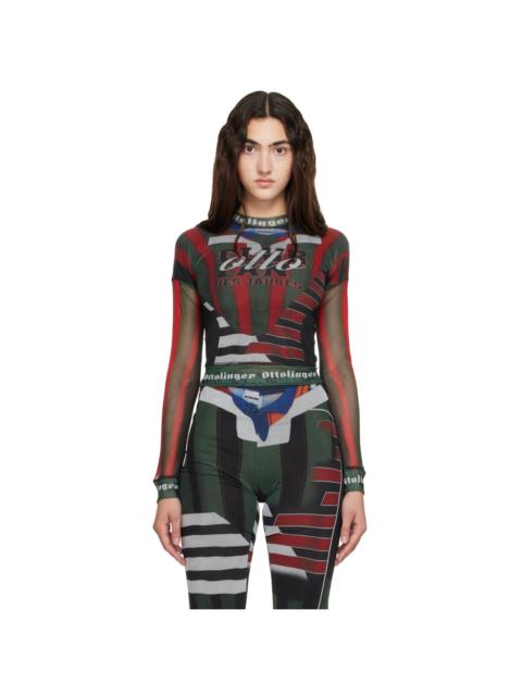 OTTOLINGER Multicolor Mesh Longsleeve T-shirt