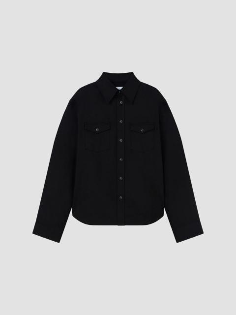 Givenchy Men's Western Shirt in Denim - Black