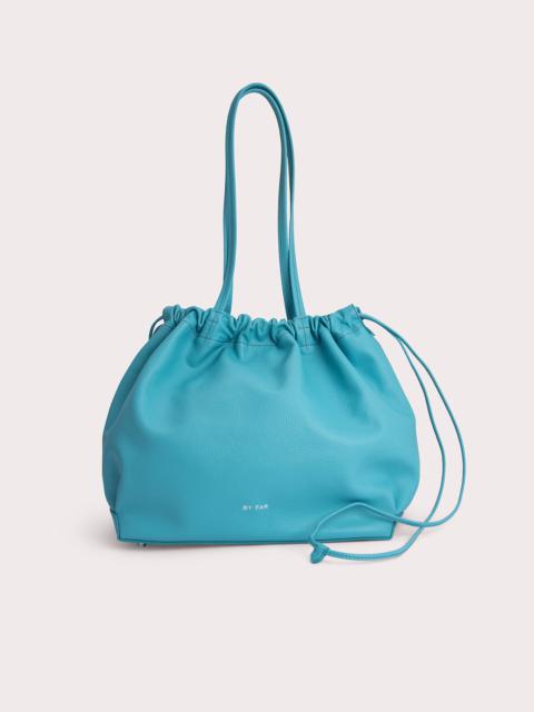 BY FAR Oslo Aquamarine Small Grain Calf Leather