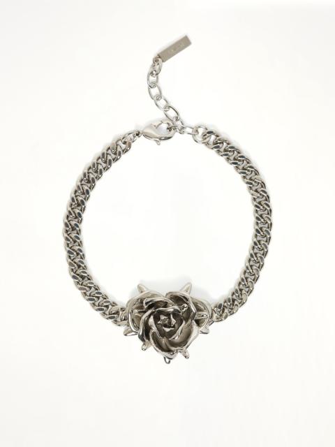 We11done Small Spiky Rose Bracelet in Silver