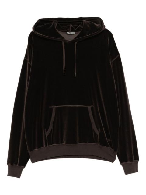 TOM FORD velour hoodie