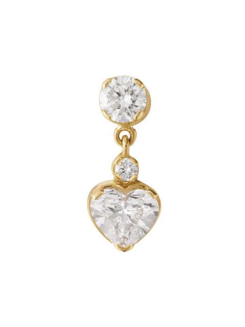 SOPHIE BILLE BRAHE Women's Endless Colonnade River 18K Yellow Gold & 0.70 TCW Diamond Single Drop Earring - Yellow Gold
